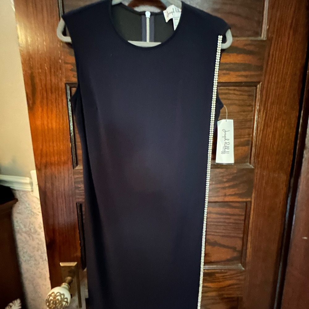 Joseph Ribkoff Blue Sheath Sleeveless Dress